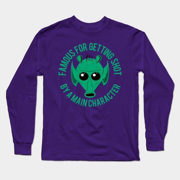 Greedo Got Shot Long Sleeve T-Shirt by PopCultureShirts